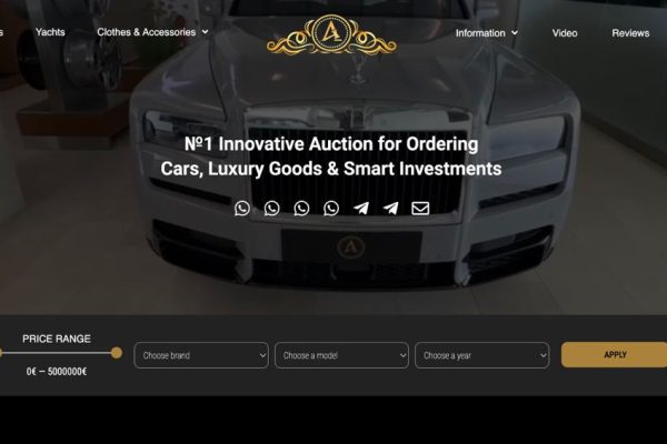 №1 Innovative Auction: A New Approach to Buying Cars, Luxury Goods, and Investment Assets. Directly from Europe. Directly to You.